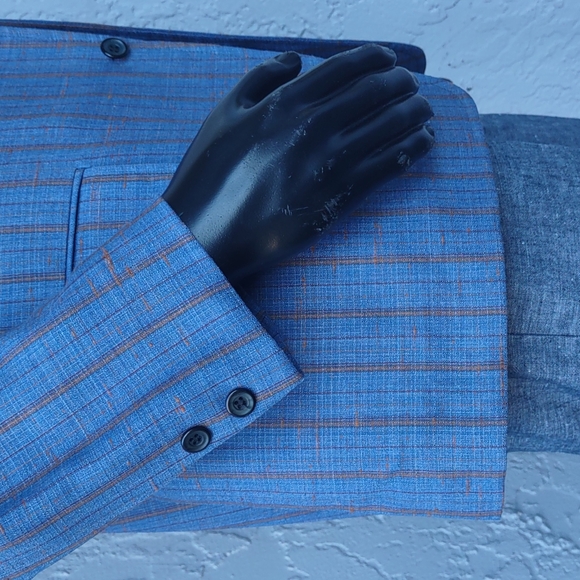 Manstyle Vintage 70's Check/Plaid Lux Blazer - Picture 6 of 17